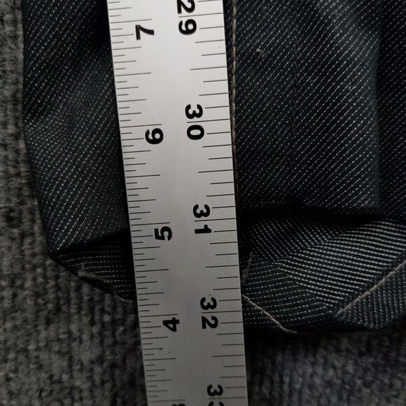 Mcdonalds Employee Uniform Pants Mens Size 38x31 Gray Black Belt Loops - Picture 5 of 13